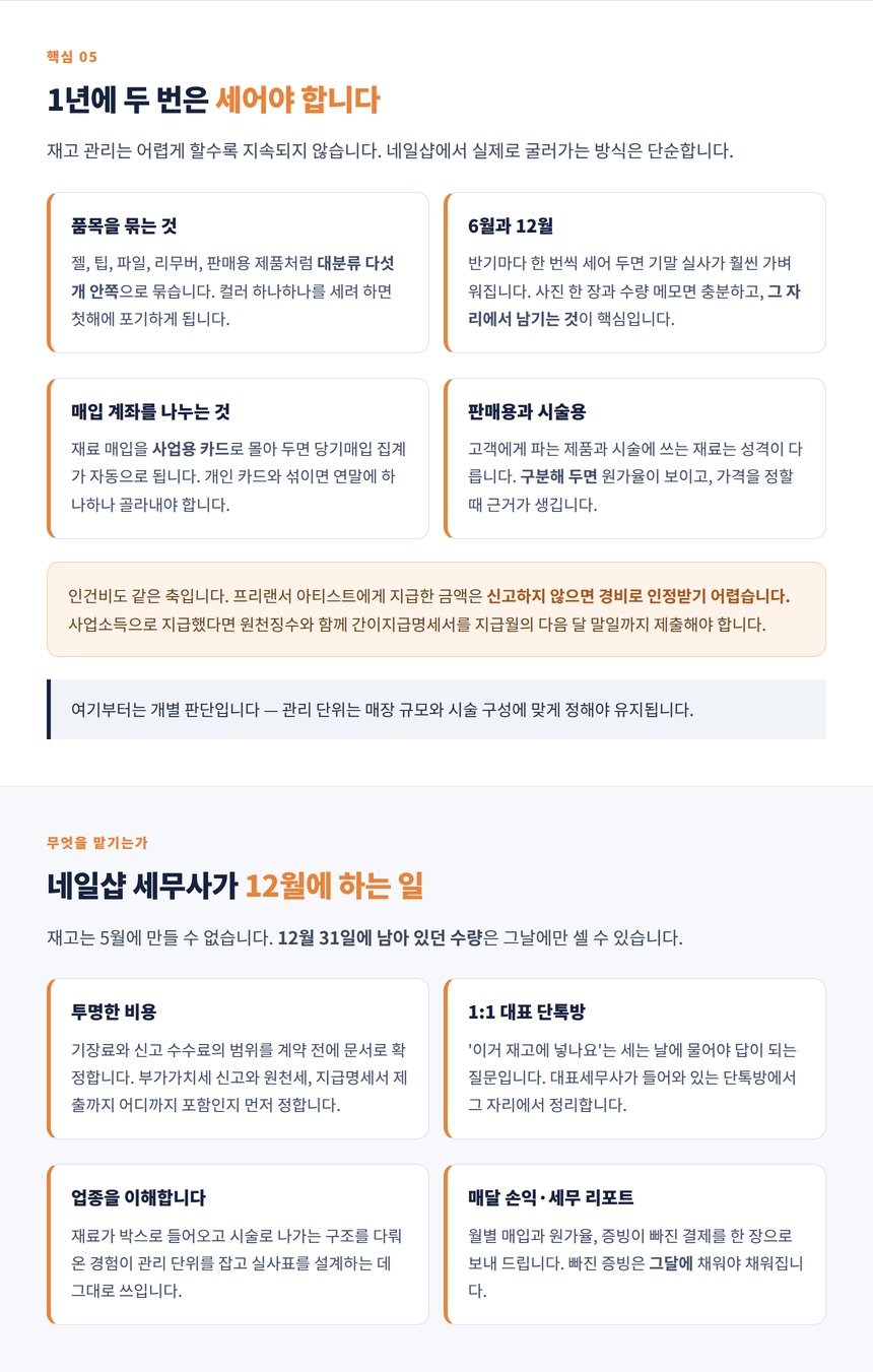 재료 매입 증빙과 현금영수증 의무발행 확인